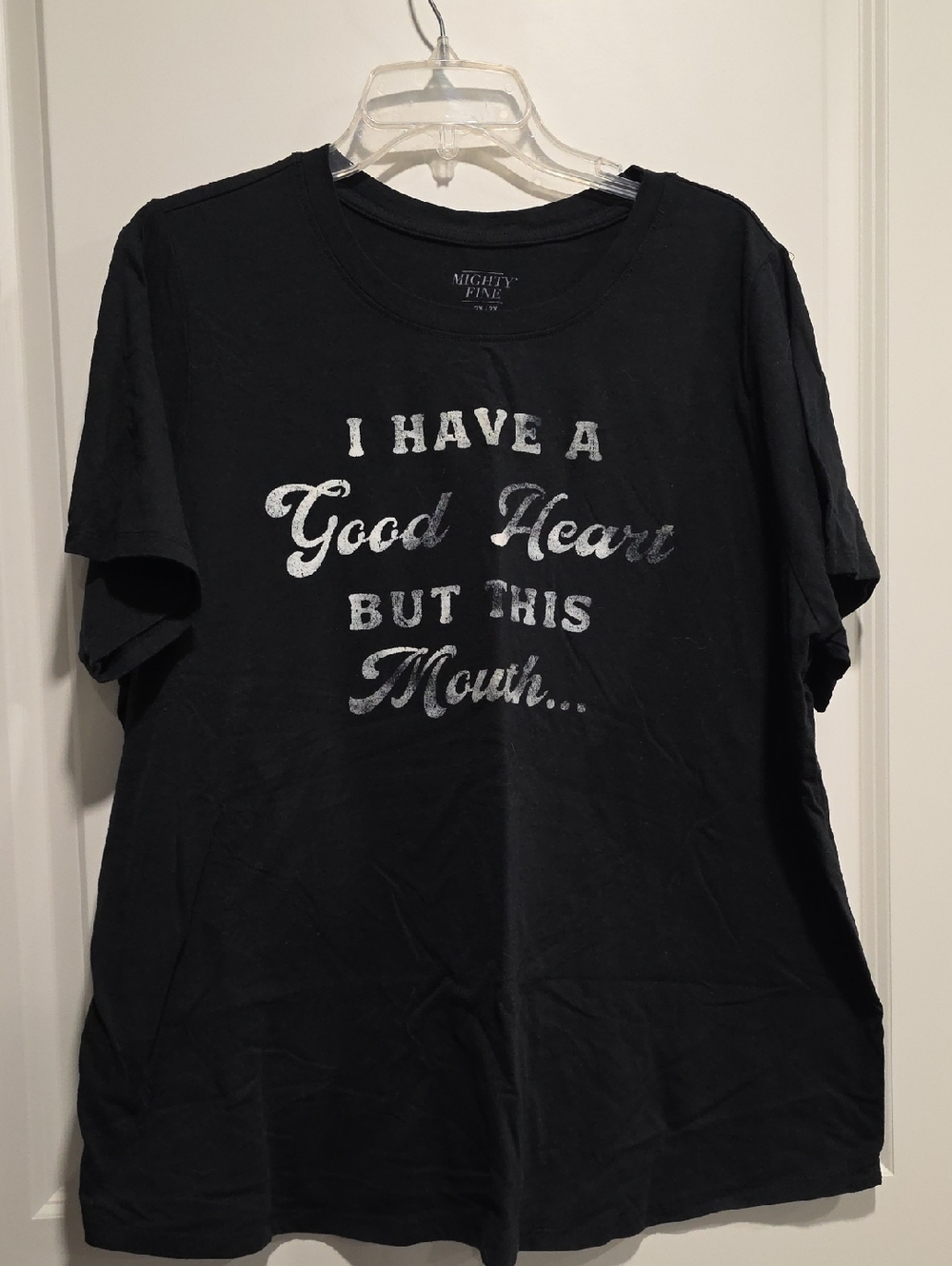 Mighty Fine Black Graphic Tee
